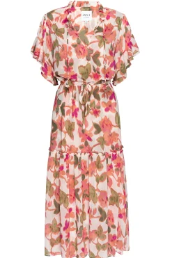 MISA Los Angeles Misa Classics|Midi>RANJANA DRESS Sonoranflorachiffon