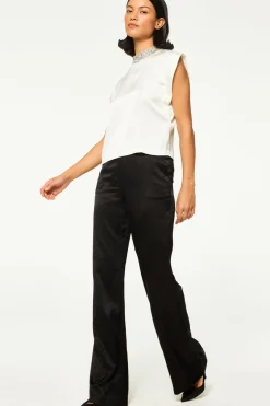 MISA Los Angeles Matching Sets|Tops>RILEY TOP Ivorysatin