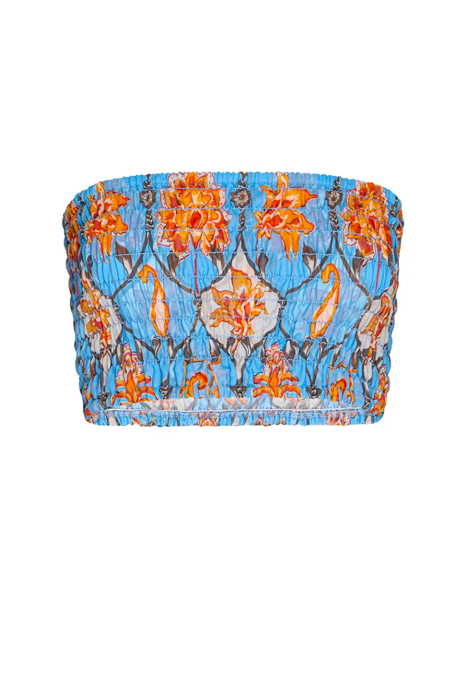 MISA Los Angeles Matching Sets|Tops>ROKSANA BANDEAU Cagedfloral