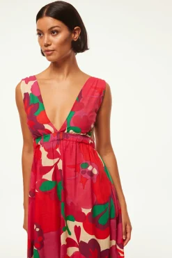 MISA Los Angeles Honeymoon|Cut-out>ROSALIA DRESS Florarosada