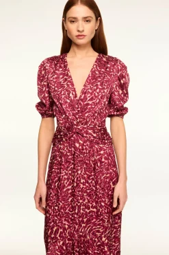 MISA Los Angeles Midi|Wedding Guest>ROSALIE DRESS Faunaabstract
