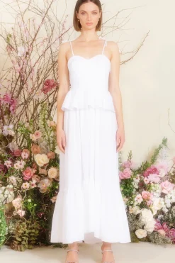 MISA Los Angeles Honeymoon|Shower>ROSIE DRESS White