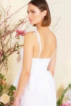 MISA Los Angeles Honeymoon|Shower>ROSIE DRESS White