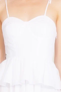 MISA Los Angeles Honeymoon|Shower>ROSIE DRESS White