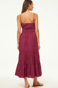MISA Los Angeles Engagement Party|Midi>RULA DRESS Orchidcottonpoplin