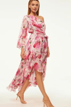 MISA Los Angeles Wedding Guest|Engagement Party>SABRINA DRESS Gardenfuchsia