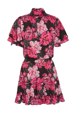 MISA Los Angeles Misa Classics|Mini>SAFFIE DRESS Pinkpeony