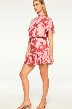 MISA Los Angeles Wedding Guest|Misa Classics>SAFFIE DRESS Florarosada