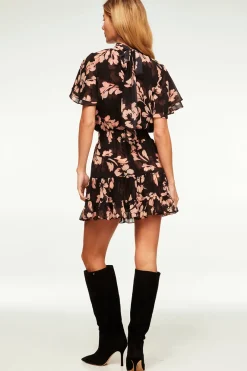 MISA Los Angeles Wedding Guest|Misa Classics>SAFFIE DRESS Auricflora