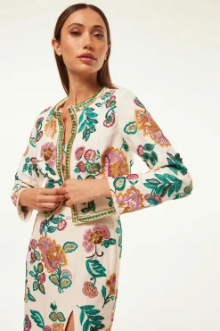 MISA Los Angeles Honeymoon|Bachelorette>SALIMA JACKET Malikapaisleyfloralembroidery