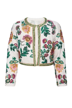 MISA Los Angeles Honeymoon|Bachelorette>SALIMA JACKET Malikapaisleyfloralembroidery