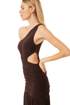 MISA Los Angeles Wedding Guest|Honeymoon>SAMSARA DRESS Espresso