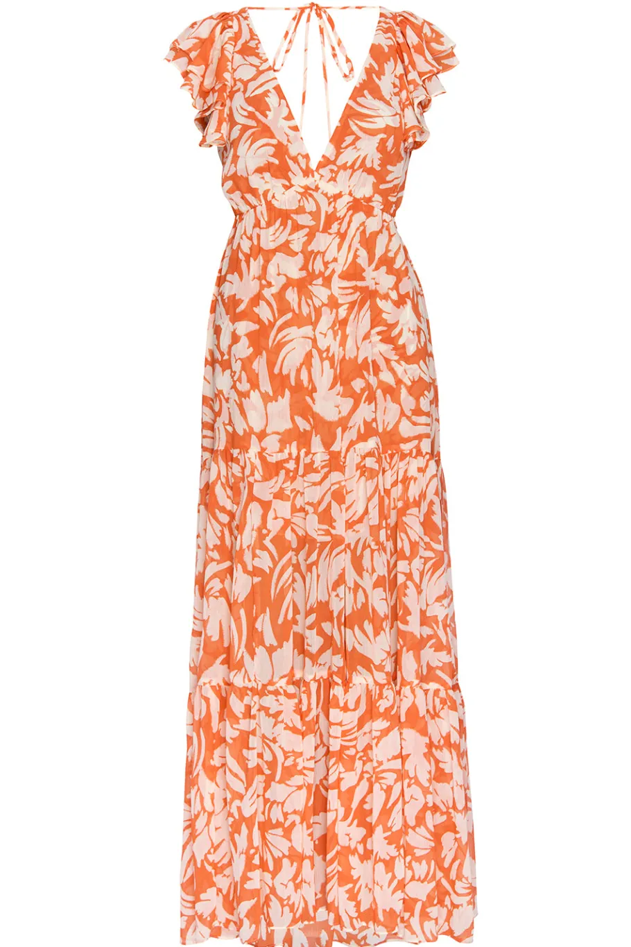 MISA Los Angeles Cut-out|Maxi>SEPTIMA DRESS Patmostangerine