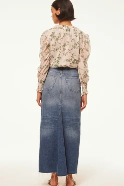 MISA Los Angeles Tops>SIENA TOP Whitesagebotanica