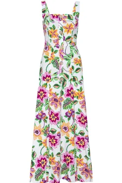 MISA Los Angeles Honeymoon|Engagement Party>SILVANA DRESS Floraexoticacottonpoplin