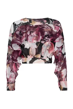 MISA Los Angeles Wedding Guest|Matching Sets>SILVANA TOP Floratropicalmix