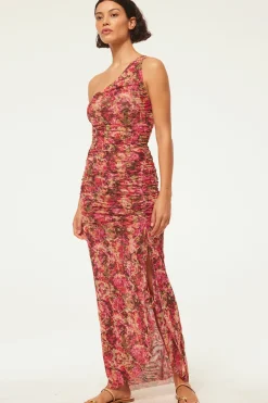 MISA Los Angeles Wedding Guest|Jersey & Mesh>SIRENA DRESS Sedonaabstract