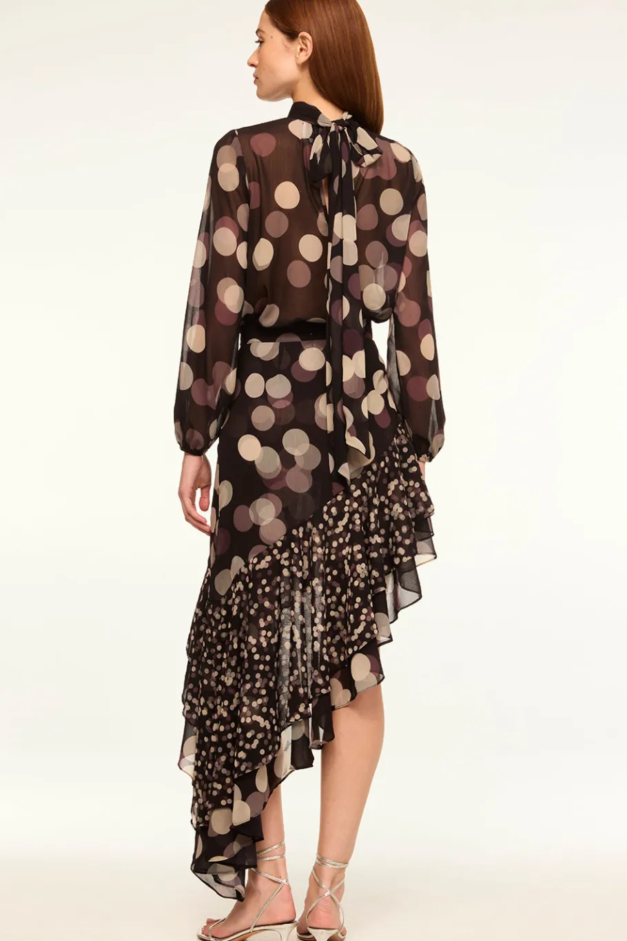 MISA Los Angeles Matching Sets|Skirts & Shorts>SKY SKIRT Polkadotmix