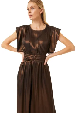 MISA Los Angeles Jumpsuits & Rompers|Jumpsuits & Rompers>SOPHIA JUMPSUIT Burnishedbronze