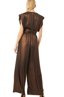 MISA Los Angeles Jumpsuits & Rompers|Jumpsuits & Rompers>SOPHIA JUMPSUIT Burnishedbronze