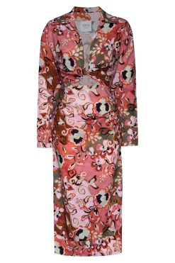 MISA Los Angeles Honeymoon|Long-sleeve>SUNG DRESS Resortbatikcottonrayon