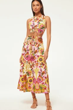 MISA Los Angeles Matching Sets|Tops>TANZIA TOP Floralcorsicamulti