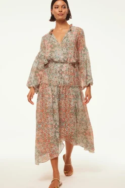MISA Los Angeles Long-sleeve|Misa Classics>TASIA DRESS Ombretapestry