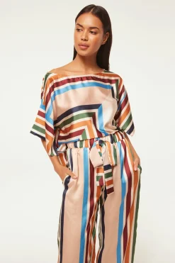 MISA Los Angeles Matching Sets|Tops>TELKA TOP Sanmiguelstripe