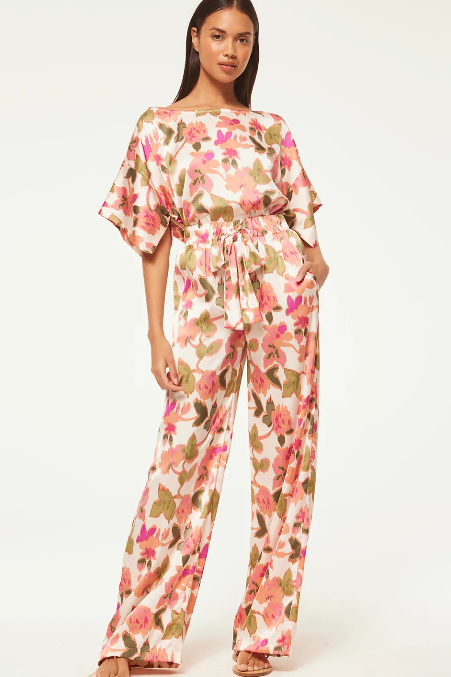 MISA Los Angeles Matching Sets|Tops>TELKA TOP Sonoranflorasatin