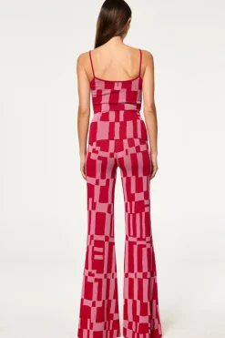 MISA Los Angeles Knits|Matching Sets>UNA TOP Pinku0026red