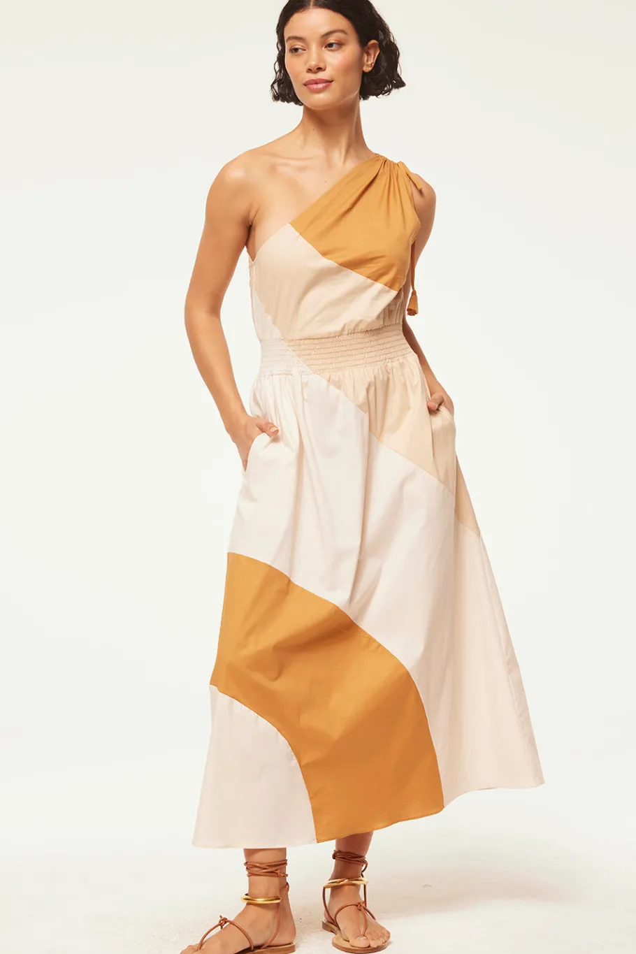 MISA Los Angeles Midi|Dresses>VALERIE DRESS Stretchpoplinmix
