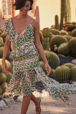 MISA Los Angeles Engagement Party|Matching Sets>VALLEA SKIRT Limoncellogeomix