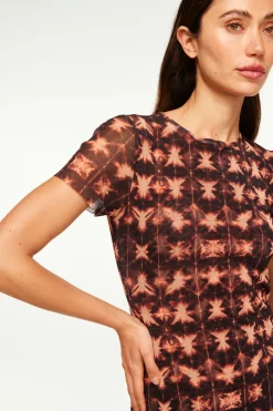 MISA Los Angeles Jersey & Mesh|Misa Classics>VANESSA DRESS Angelglow