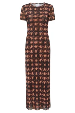 MISA Los Angeles Jersey & Mesh|Misa Classics>VANESSA DRESS Angelglow