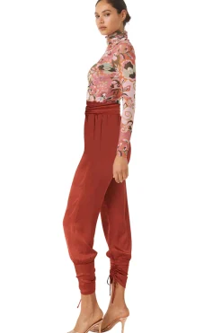 MISA Los Angeles Pants>VEP PANT Burntorangesatin