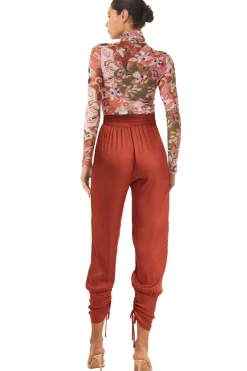 MISA Los Angeles Pants>VEP PANT Burntorangesatin