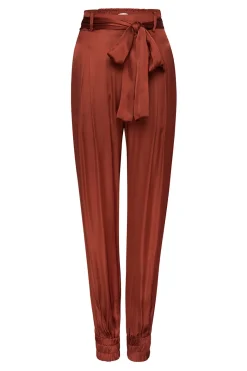 MISA Los Angeles Pants>VEP PANT Burntorangesatin