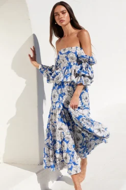 MISA Los Angeles Misa Classics|Matching Sets>VIDA TOP Gardeniacrinkle
