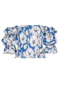 MISA Los Angeles Misa Classics|Matching Sets>VIDA TOP Gardeniacrinkle