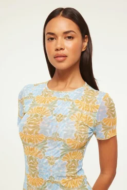 MISA Los Angeles Jersey & Mesh|Mini>VINA DRESS Citrusslice