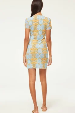 MISA Los Angeles Jersey & Mesh|Mini>VINA DRESS Citrusslice