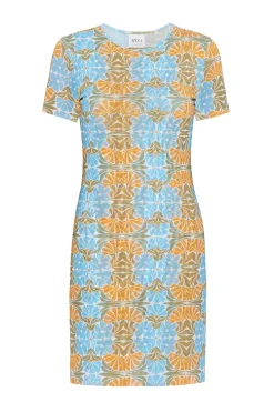 MISA Los Angeles Jersey & Mesh|Mini>VINA DRESS Citrusslice