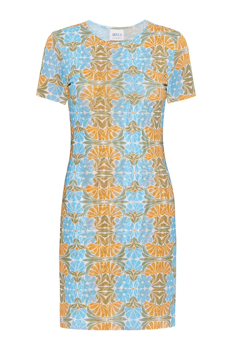 MISA Los Angeles Jersey & Mesh|Mini>VINA DRESS Citrusslice