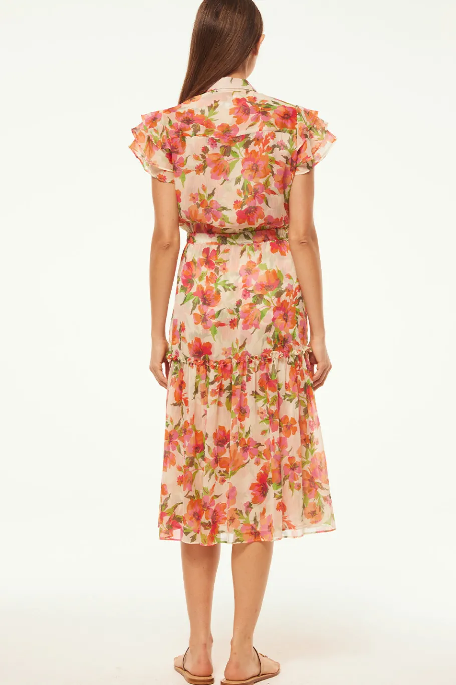 MISA Los Angeles Wedding Guest|Engagement Party>VIOLA DRESS Palmareibloomschiffon