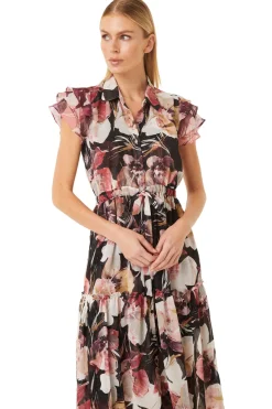 MISA Los Angeles Misa Classics|Midi>VIOLA DRESS Floratropicalmix
