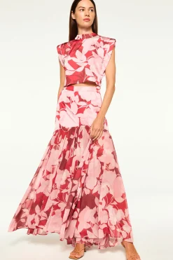 MISA Los Angeles Matching Sets|Skirts & Shorts>YARA SKIRT Florarosadamix