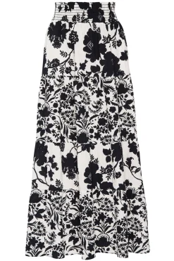 MISA Los Angeles Honeymoon|Matching Sets>YELENA SKIRT Floranegra