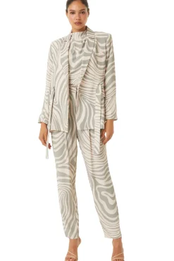 MISA Los Angeles Matching Sets|Tops>YVAN TOP Abstractzebra