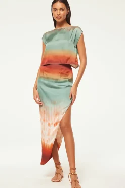 MISA Los Angeles Matching Sets|Tops>ZENDA TOP Carnelianombre