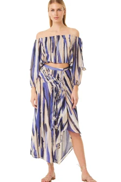 MISA Los Angeles Skirts & Shorts>ZULIKA SKIRT Stripedinstinct